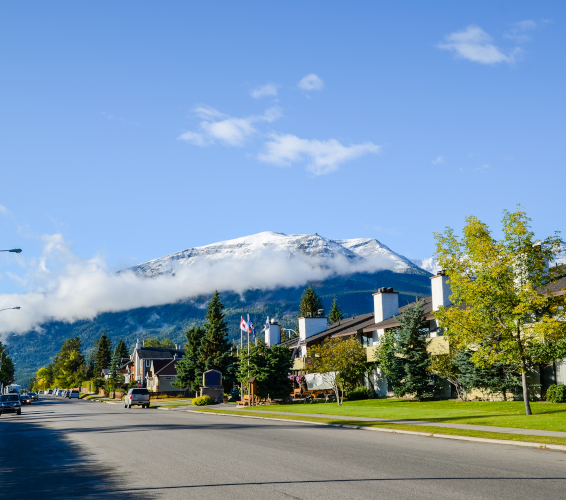 downtown Jasper, Alberta